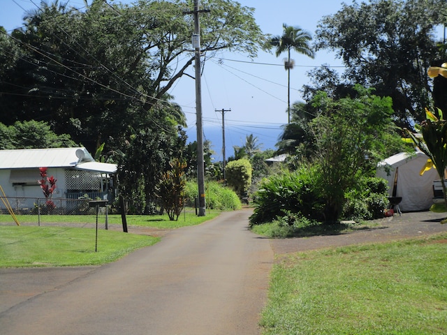 view of road