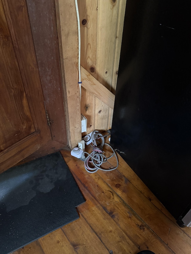 room details featuring wood finished floors