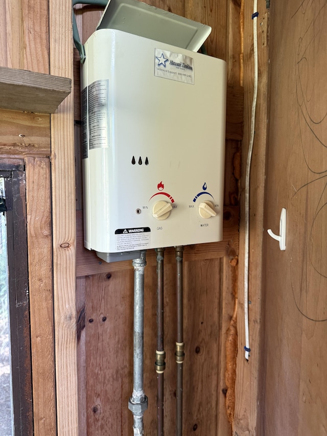 utilities with tankless water heater