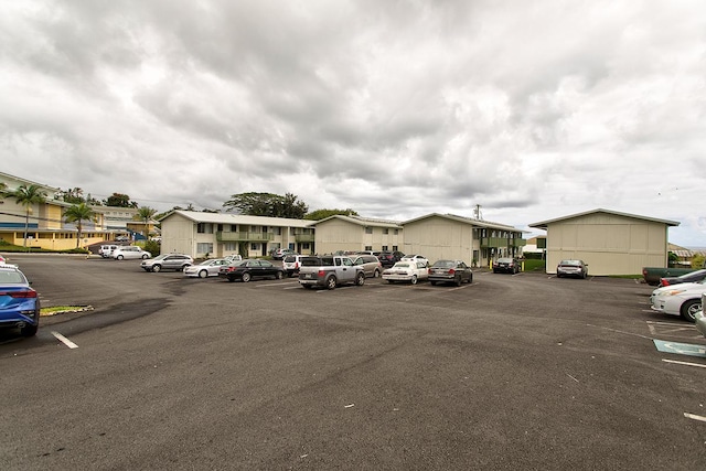 view of uncovered parking lot