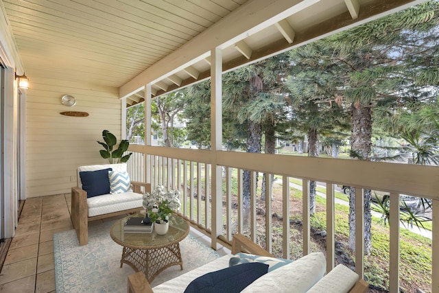 sunroom / solarium featuring a wealth of natural light