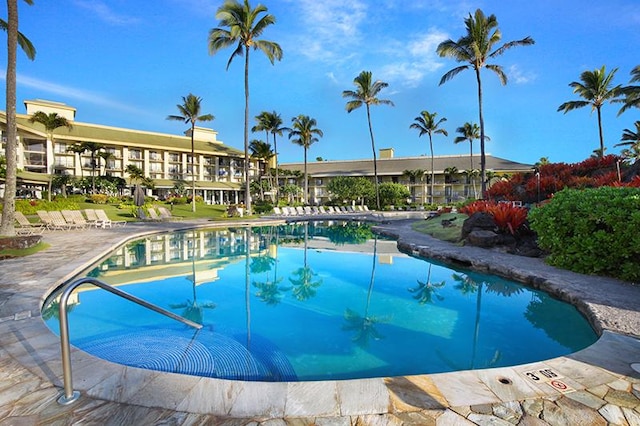 view of pool