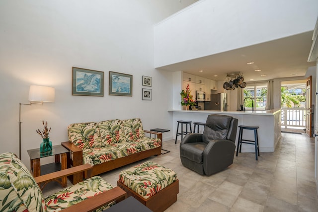 view of living room