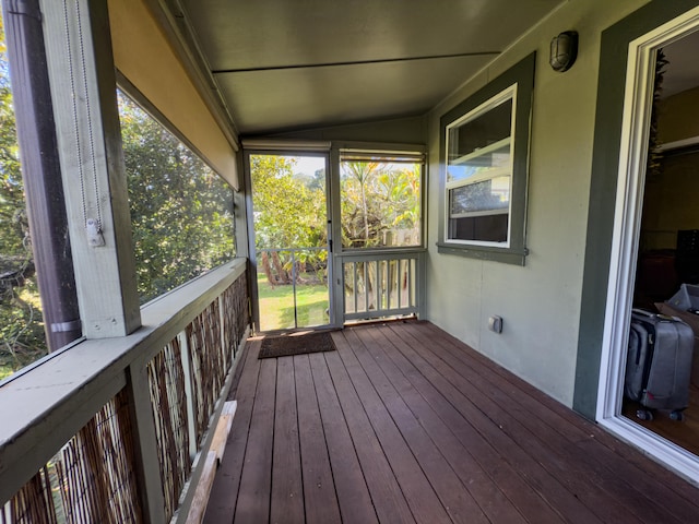 view of deck