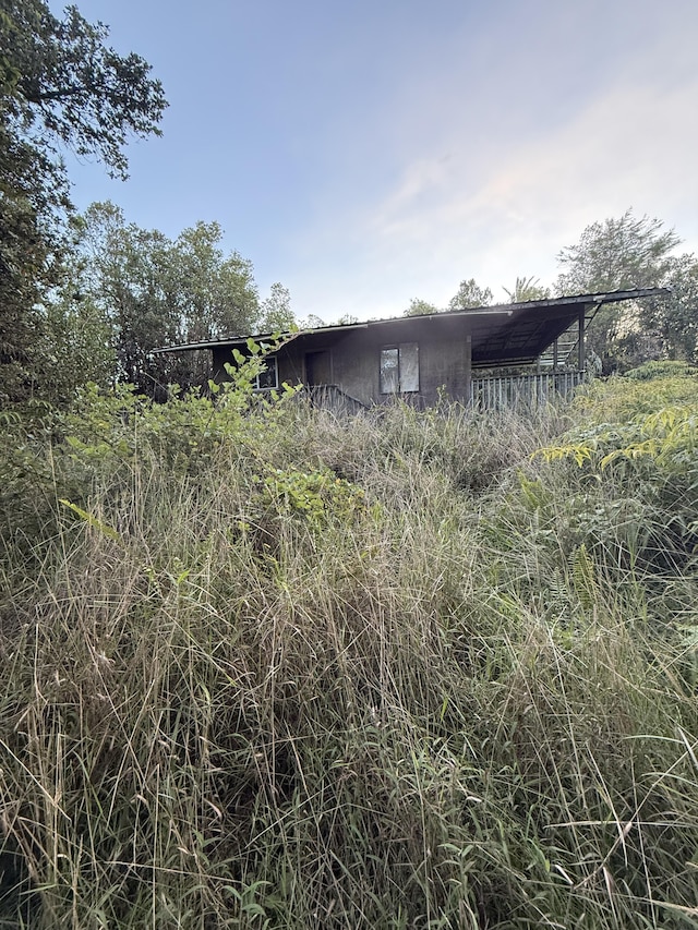 view of side of property