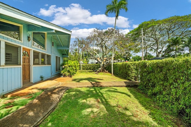 4620 Anolani St, Kapaa, HI 96746 - view of yard featuring fence