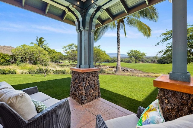 view of patio