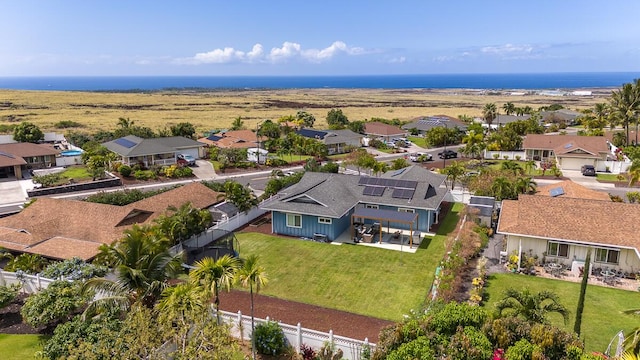 drone / aerial view featuring a residential view