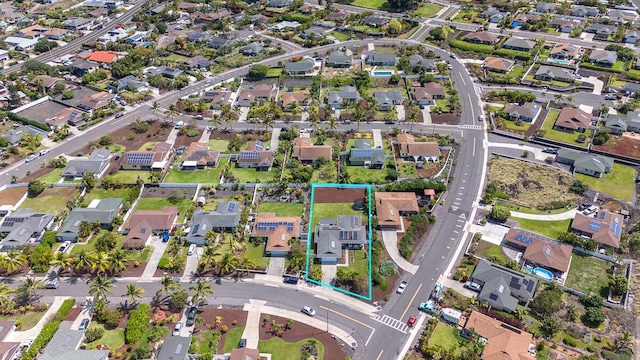 bird's eye view featuring a residential view