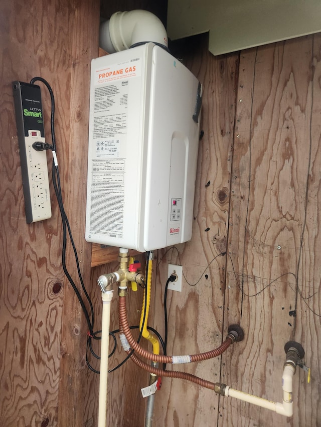 utilities with tankless water heater