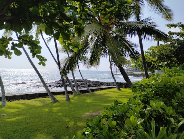 view of water feature