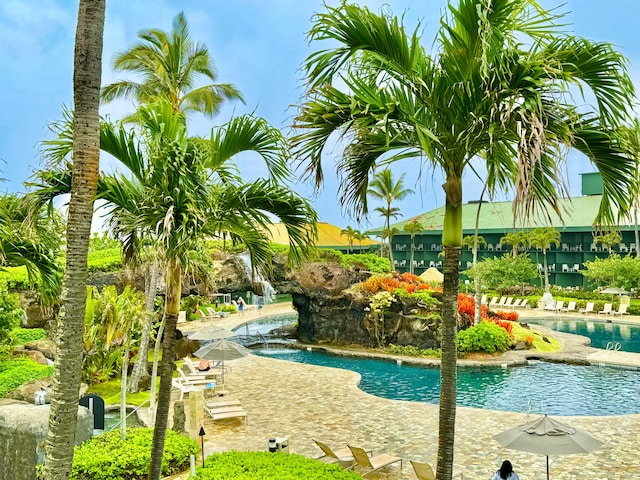 view of pool