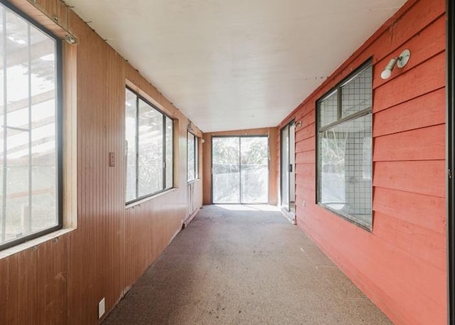 11-3169 Volcano Rd, Volcano, HI 96785 - hall with wooden walls