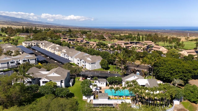 68-3831 Lua Kula St Unit C107, Waikoloa, HI 96738 - aerial perspective of suburban area with a pool