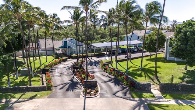 68-3831 Lua Kula St Unit C107, Waikoloa, HI 96738 - view of property's community featuring a yard and driveway
