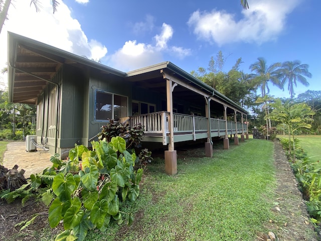 4631 Kahiliholo Rd, Kilauea, HI 96754 - view of side of home with a yard