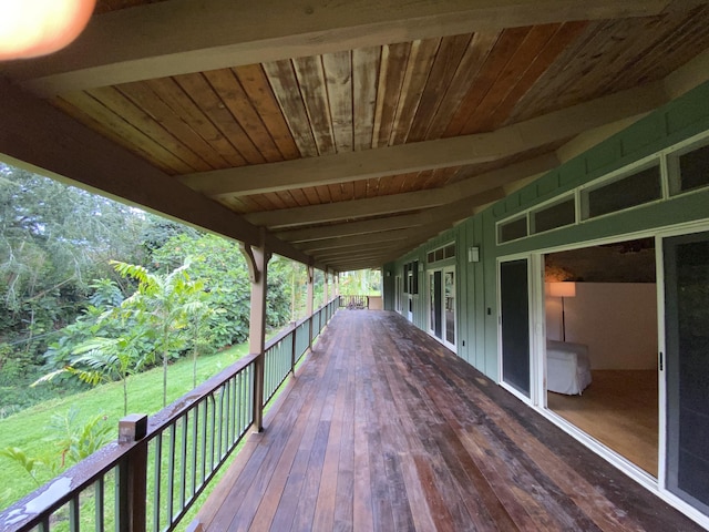 4631 Kahiliholo Rd, Kilauea, HI 96754 - view of deck