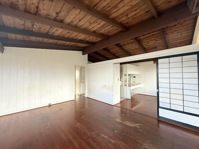 3172 Uluhui St, Lihue, HI 96766 - unfurnished room featuring wood finished floors, wooden walls, and wooden ceiling