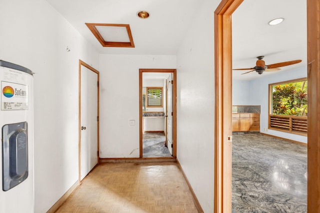 5611 Ohelo Rd, Kapaa, HI 96746 - hallway featuring baseboards