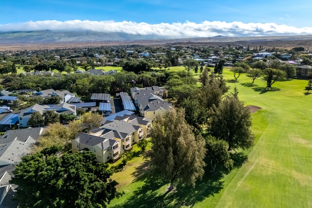68-3831 Lua Kula St Unit G207, Waikoloa, HI 96738 - aerial view of residential area with a mountainous background and a golf course