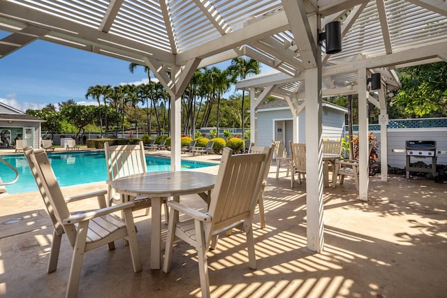 68-3831 Lua Kula St Unit G207, Waikoloa, HI 96738 - community pool featuring a pergola, a patio, and outdoor dining space