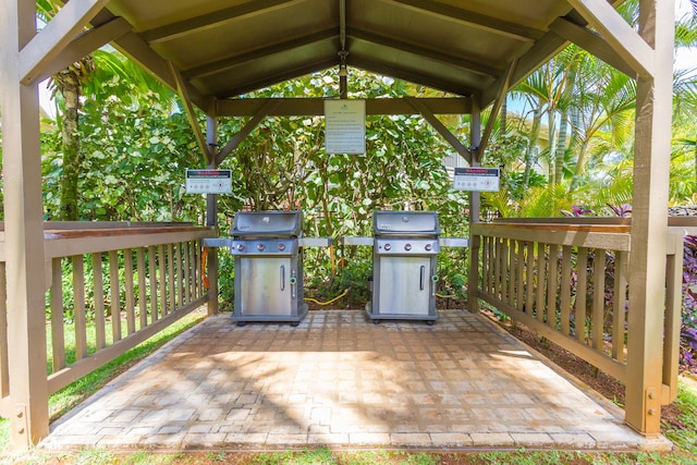 view of patio / terrace with grilling area