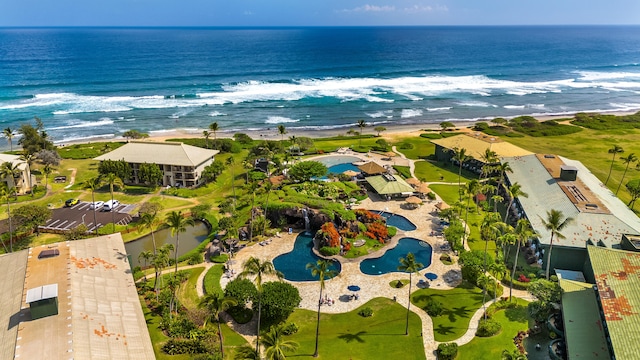 4331 Kauai Beach Dr Unit 4113, Lihue, HI 96766 - drone / aerial view with a water view