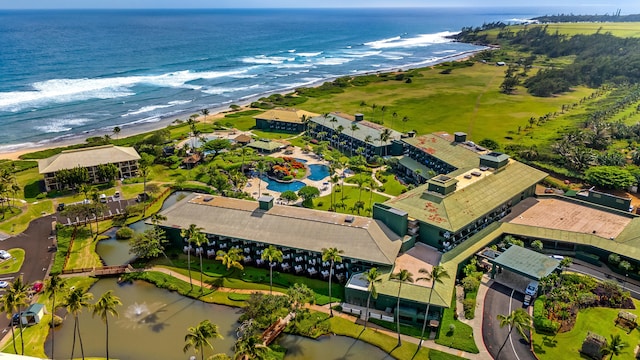 4331 Kauai Beach Dr Unit 4113, Lihue, HI 96766 - bird's eye view with a water view