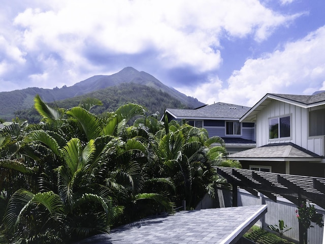 view of mountain feature