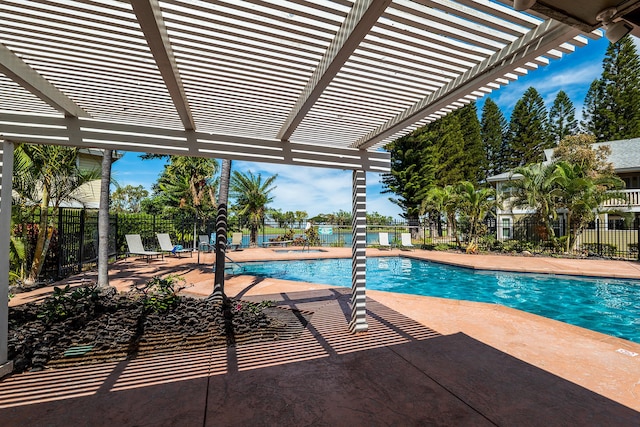 68-3890 Lua Kula St Unit 1601, Waikoloa, HI 96738 - community pool featuring a pergola, fence, and a patio