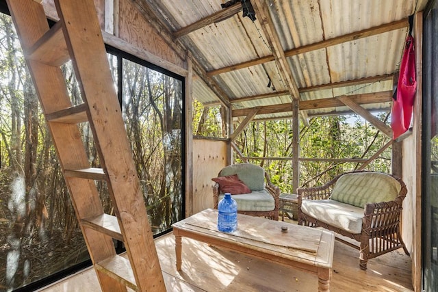 32-520 Piha Kahuku Rd, Ninole, HI 96773 - sunroom / solarium with vaulted ceiling