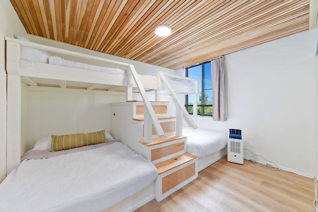 1875 Kalanianaole Ave Unit 311, Hilo, HI 96720 - bedroom with wood finished floors and wood ceiling