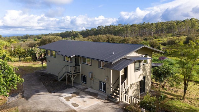 2427 Kaiwiki Rd, Hilo, HI 96720 - view from above of property featuring a heavily wooded area