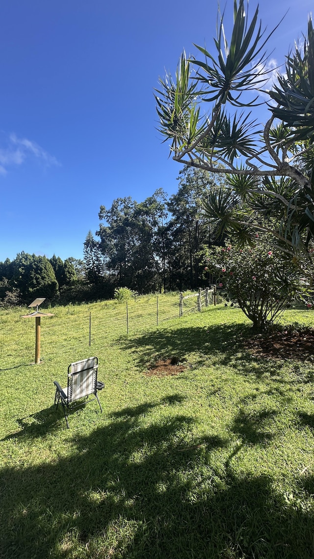 45-1181 Kalehua Rd, Honokaa, HI 96727 - view of yard featuring fence