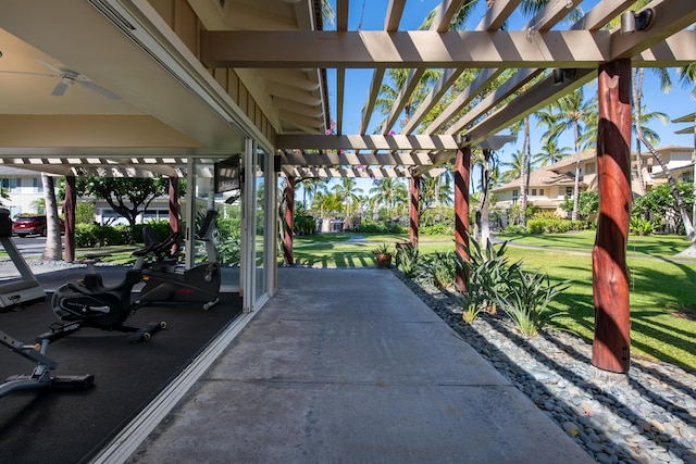 69-200 Pohakulana Pl Unit A31, Waikoloa, HI 96738 - view of patio with a pergola