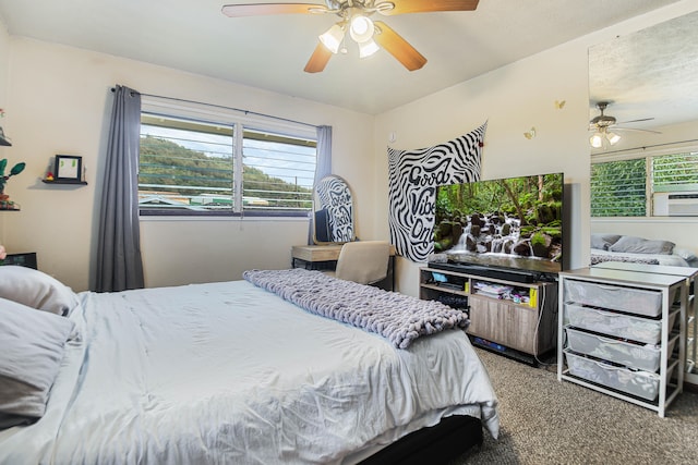 4013 Hoohana St, Lihue, HI 96766 - bedroom with carpet flooring and ceiling fan