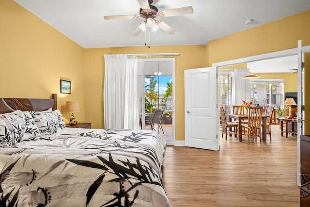 4771 Pepelani Lp Unit 411, Princeville, HI 96722 - bedroom featuring wood finished floors and access to exterior