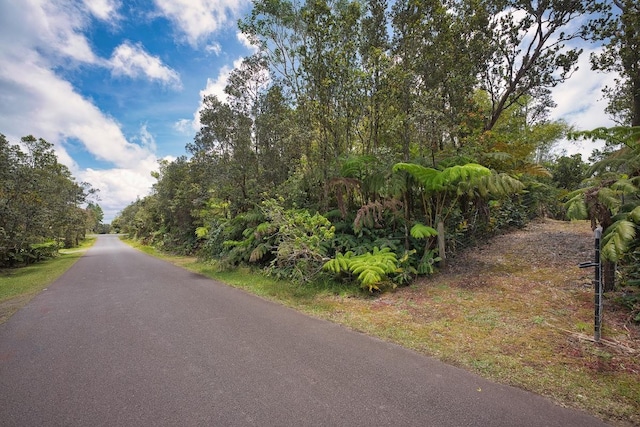view of asphalt road