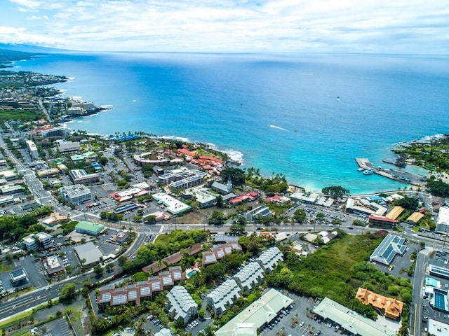 drone / aerial view of a large body of water