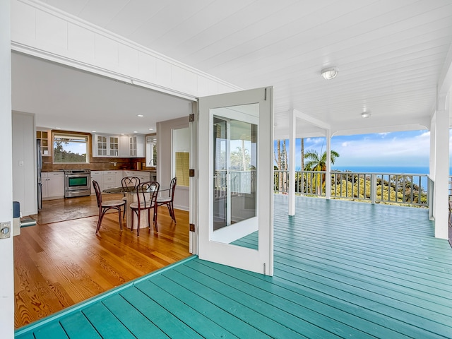 view of deck