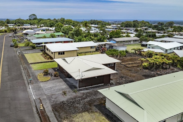 aerial perspective of suburban area