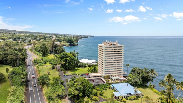 84 Pukihae St Unit 802, Hilo, HI 96720 - drone / aerial view with a water view