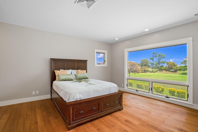 2326 Wiliko St, Lihue, HI 96766 - bedroom featuring recessed lighting, baseboards, visible vents, and light wood finished floors