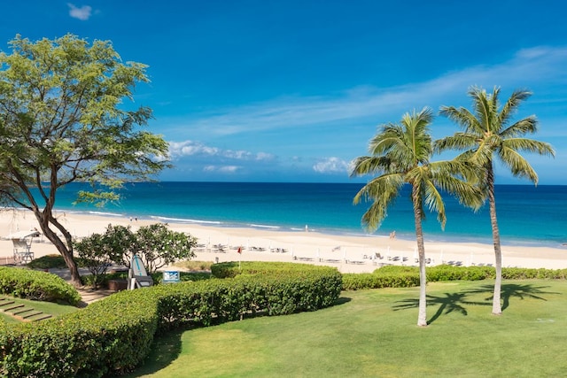 66-84 Kaunaoa Dr Unit A21, Kamuela, HI 96743 - water view with local beach