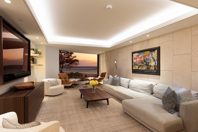 66-84 Kaunaoa Dr Unit A21, Kamuela, HI 96743 - living area featuring recessed lighting and a raised ceiling