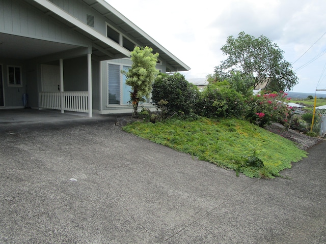 view of yard