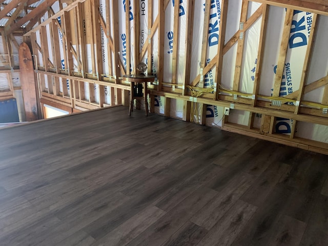 misc room with wood finished floors