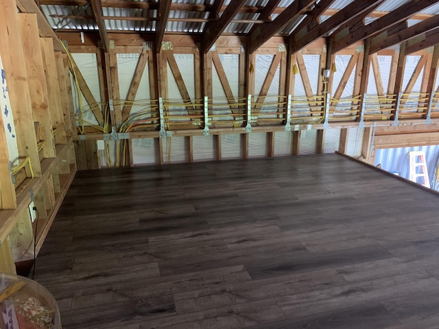 misc room with wood finished floors