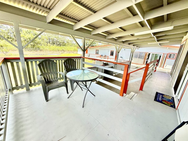 view of patio