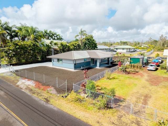 16-2074 Sandalwood Dr, Pahoa, HI 96778 - aerial view of property and surrounding area